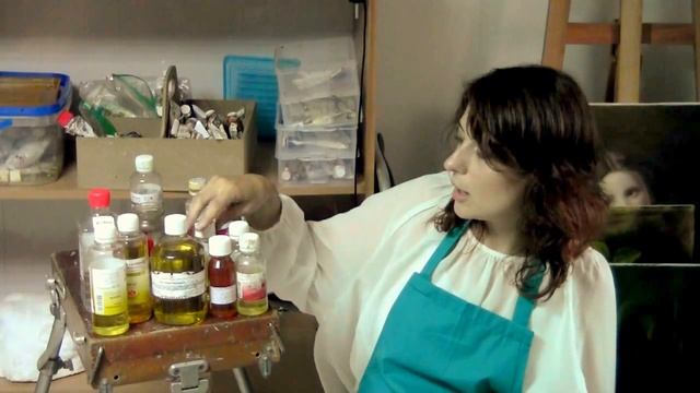 Разбавитель, масло, лак для масляной живописи смотреть онлайн