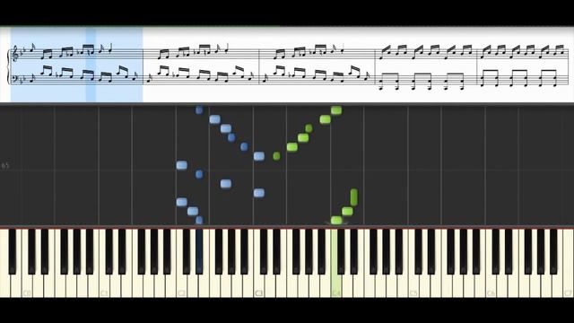 Learn To Play Piano: Antonio Vivaldi's 'Summer' - Synthesia Tutorial.