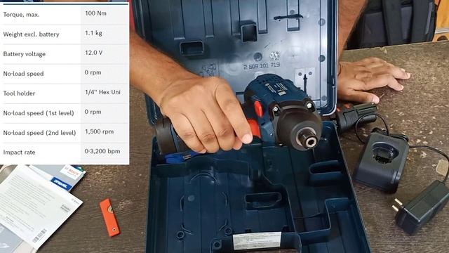 Cordless Impact Screw Driver | Bosch GDR 120-Li Professional | Rechargable Powerful Screw Driver смотреть онлайн