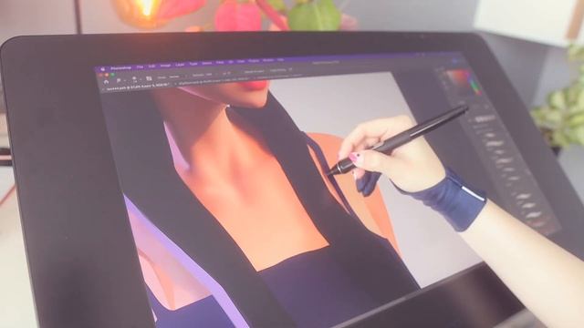 DRAW WITH ME ★✎ portrait drawing in Photoshop & 30k Q&A смотреть онлайн
