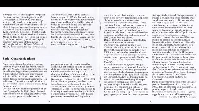 Erik Satie-Gnossienne No.1 (Pascal Roge 1983) HD смотреть онлайн