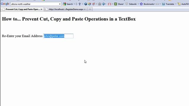 jQuery tutorial - How to prevent Cut Copy Paste! смотреть онлайн