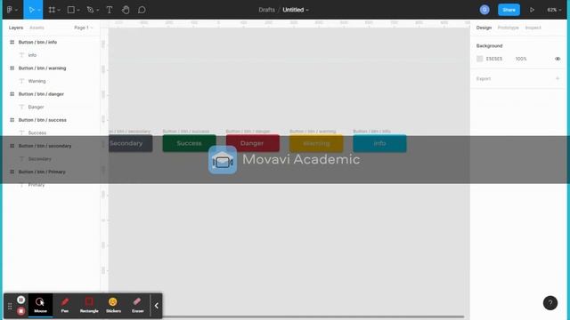 How to create custom bootstrap 5 button component in Figma смотреть онлайн