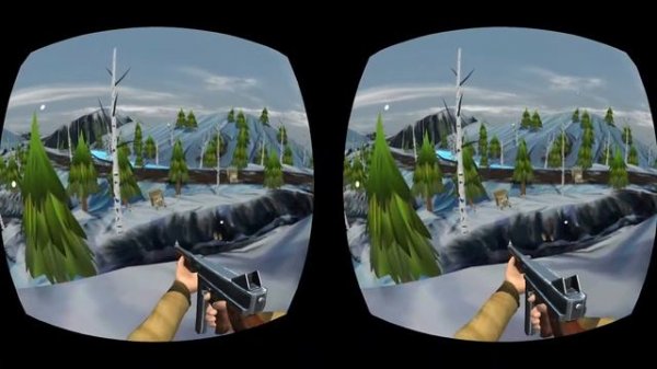 3D SBS Cardboard видео Winter Fury на русском от Сказочника