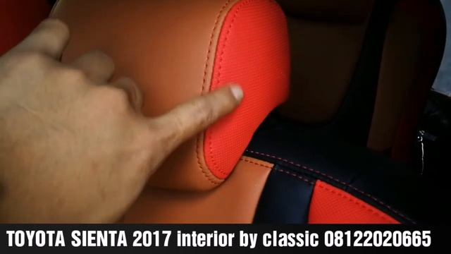 JOK MOBIL TOYOTA SIENTA 2017 material lederlux interior by classic смотреть онлайн