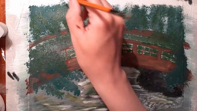 Рисуем по шагам. Мост в лесу смотреть онлайн