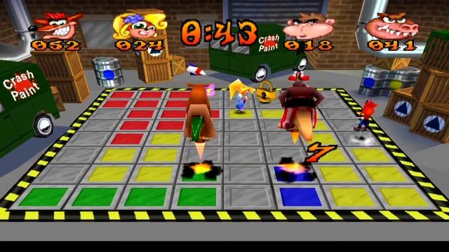 Crash Bash - Pogo Padlock Platinum Relic