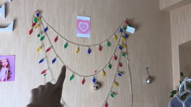 УКРАШАЮ КОМНАТУ К НОВОМУ ГОДУ *смотри видео если нет новогоднего настроения.❄️☃️ смотреть онлайн