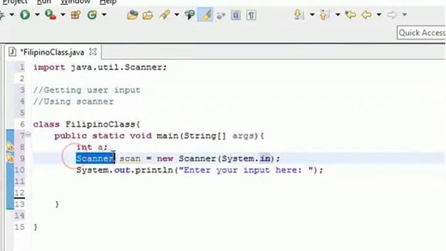 JAVA PROGRAMMING TUTORIAL 3 (FILIPINO/TAGALOG) (BEGINNERS) - How to get user input/Scanner смотреть онлайн
