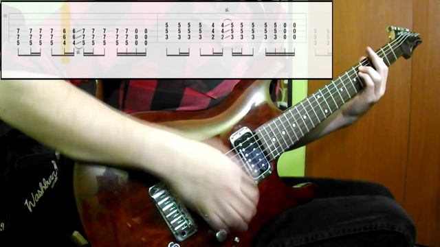 Muse - Hysteria (Guitar Cover) (Play Along Tabs In Video) смотреть онлайн