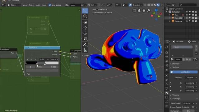 How to make a realtime toon shader and outline with blender 2.8 eevee смотреть онлайн
