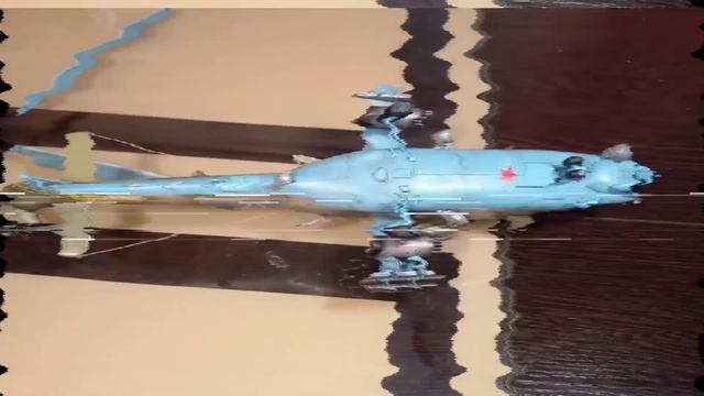 Ударный вертолёт ми 35м в масштабе  1/48 от фирмы Звезда Готов!