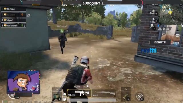 PUBG MOBILE | LIVE RANK PUSH | PAYTM ON SCREEN смотреть онлайн