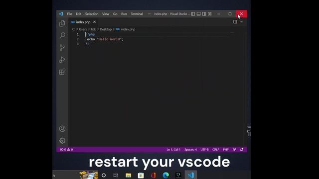 Cannot validate PHP installation in Vscode смотреть онлайн
