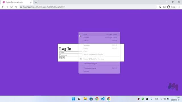 Project | Register & Log In | PHP | Part 1 смотреть онлайн