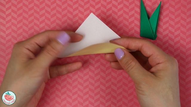 How to Fold Origami Corn - Easy Origami Food Tutorial смотреть онлайн