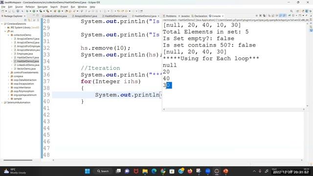 Java Programming Session 30: HashSet, TreeSet In Collection Framework смотреть онлайн