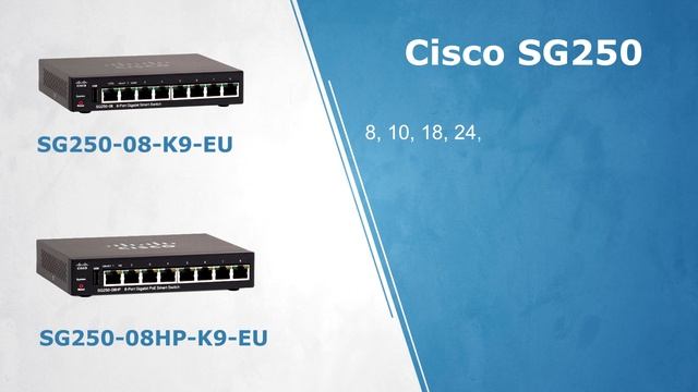 Коммутаторы Cisco Small Business Серии SG