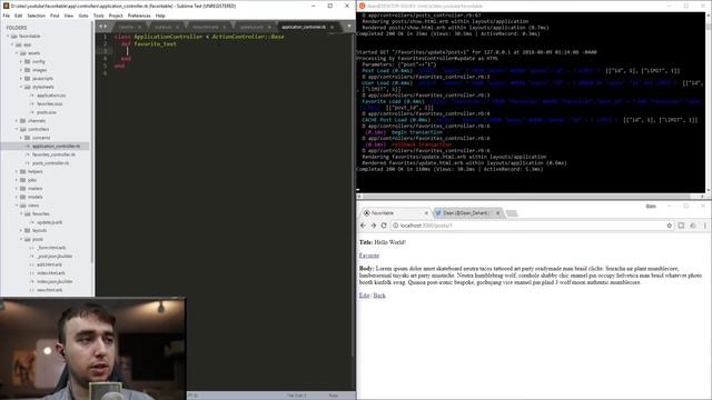 No Refresh User Favorites & A Favorites Feed | Ruby On Rails смотреть онлайн