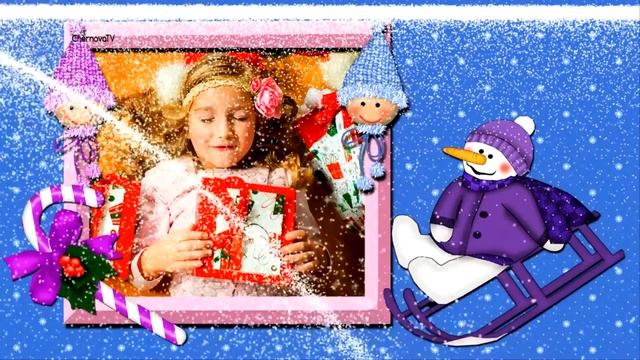 Веселые снеговички. Проект для Proshow Producer+4 скрап-набора в подарок! смотреть онлайн