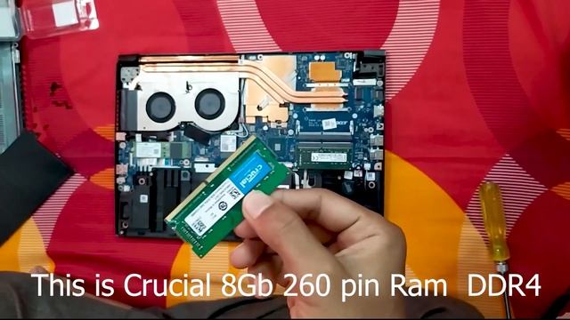 Acer aspire 7 Ram Upgrade | How to add ram in laptop | 8 gb + 8gb ram смотреть онлайн