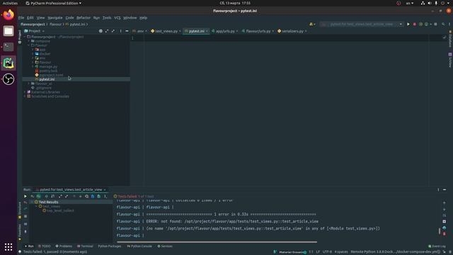 Pycharm + Django React Docker. Настройка Pycharm смотреть онлайн