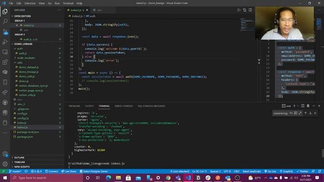 Sync Domo Lineage w Notion - pt 2 - Full Authentication смотреть онлайн