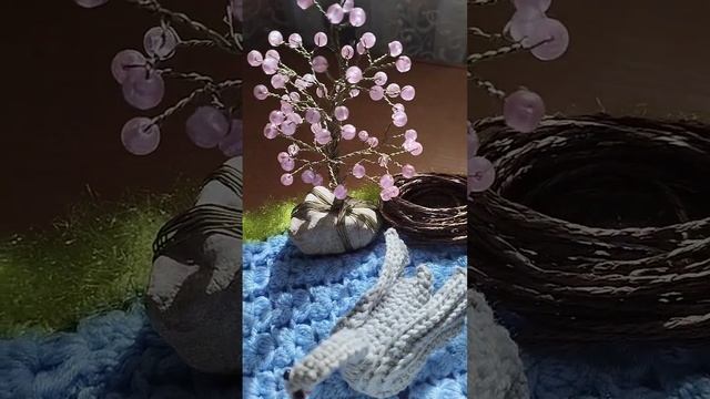 Композиция-лебеди крючком. смотреть онлайн