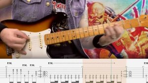 The Trooper - Iron Maiden (Табулатура) Guitar Tutorial TABS
