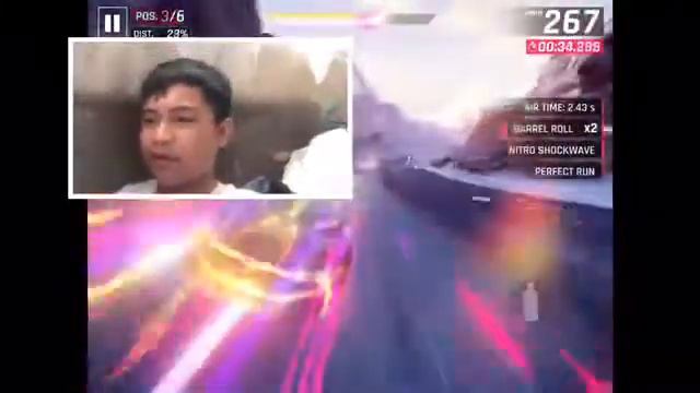 Playing asphalt 9 on my very first facecam video смотреть онлайн