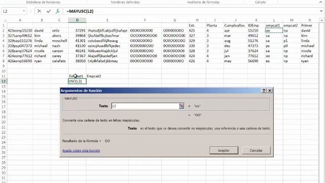 L 10 Excel 20 Funcion MAYUSC смотреть онлайн