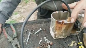 Ремонт погружного насоса.