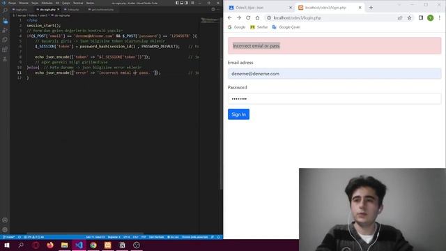 Ödev3: Ajax - jQuery - Json смотреть онлайн