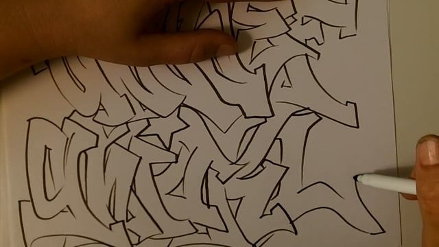 how2art how to draw a basic wildstyle graffiti aka mildstyle alphabet смотреть онлайн