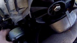 Ремонт снегохода. Снятие магнето зажигания на снегоходе Тайга.