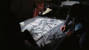 Инструкция как клеить БОЛЬШИЕ ВИНИЛОВЫЕ НАКЛЕЙКИ на автомобиль