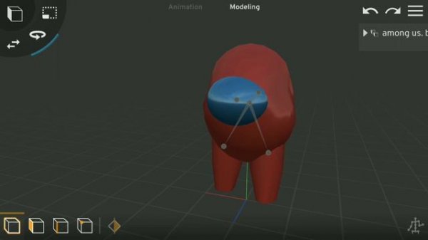 modelo 3d de among us (prisma 3d) by 3d models (test)