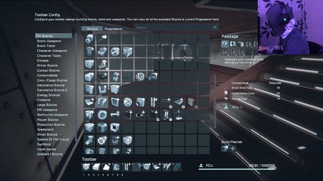 Creating an IDUSTRTIAL UPPER DECK (space engineers) Design A Star Ship #019 смотреть онлайн