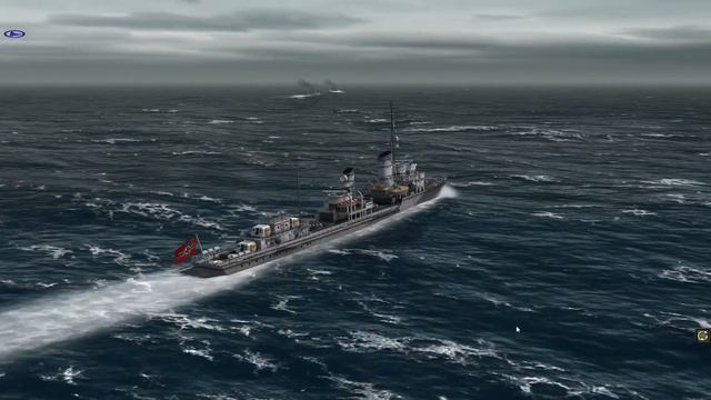 Atlantic Fleet | Battle of the Atlantic - Kriegsmarine #19 | The Little DD that Could!! смотреть онлайн