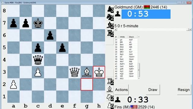 Blitz Chess #98: IM Bartholomew vs. GM Rustemov (Dzindzi Indian Defense) смотреть онлайн
