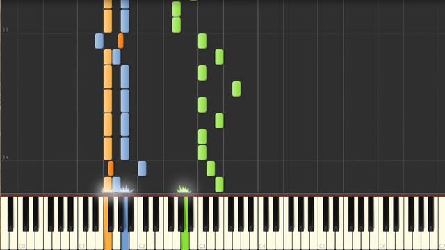 Mortal Kombat - MAIN THEME - Piano Tutorial (Synthesia) смотреть онлайн