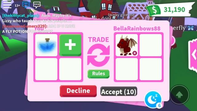 What People Trade for Flying Pet Potion - Roblox Adopt Me! смотреть онлайн