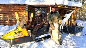 МОРОЗ - 40°.СИБИРСКАЯ ТАЙГА. ПУШНОЙ ПРОМЫСЕЛ В ФЕВРАЛЕ 2021г.