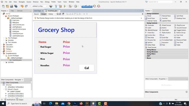 Simple Inventory Management System In Java