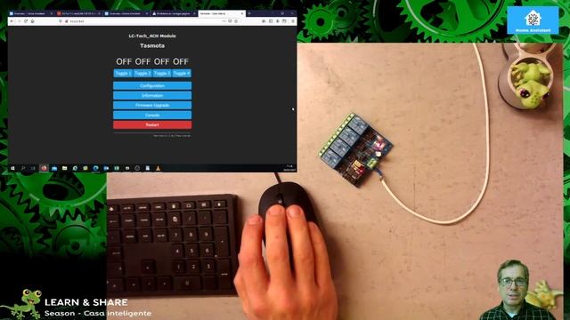 #25 CasaInteligente: Relé de 4 Canais ESP01 - WIFI no Home Assistant e com o Firmware Tasmota смотреть онлайн