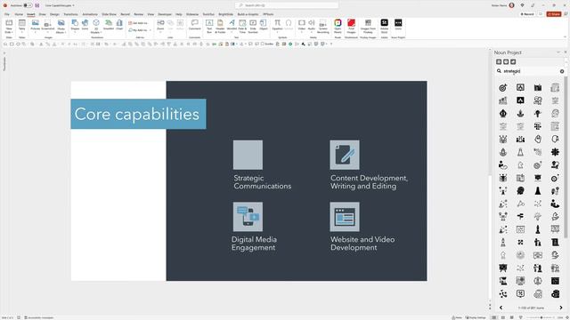 Using the Noun Project Add-in for PowerPoint смотреть онлайн