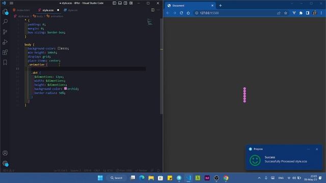 Loading Screen Animation & A Use Case of SASS @for Loop смотреть онлайн