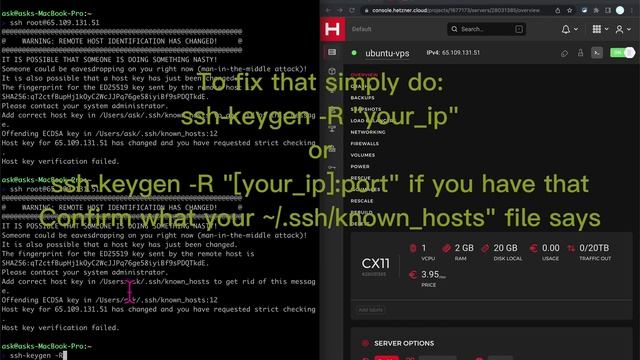 How to Fix: WARNING: REMOTE HOST IDENTIFICATION HAS CHANGED! смотреть онлайн