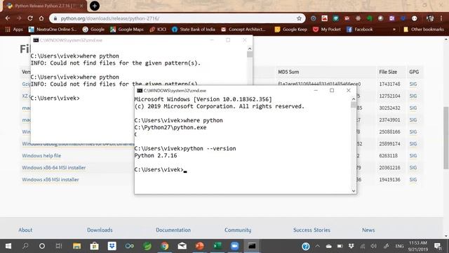 Installing Python 2 and 3 on Windows смотреть онлайн