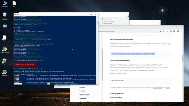 Instalación de LARAVEL, Nginx, MariaDB, NPM, PHP-FPM en Windows 10 - Parte 2 смотреть онлайн